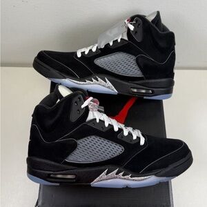 Jordan Black and Gray Men's Sneakers